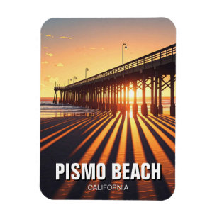 Magnet Flexible Jetée de Pismo Beach Californie