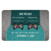 Jeu vidéo Enregistrer l'aimant de date, Turquoise