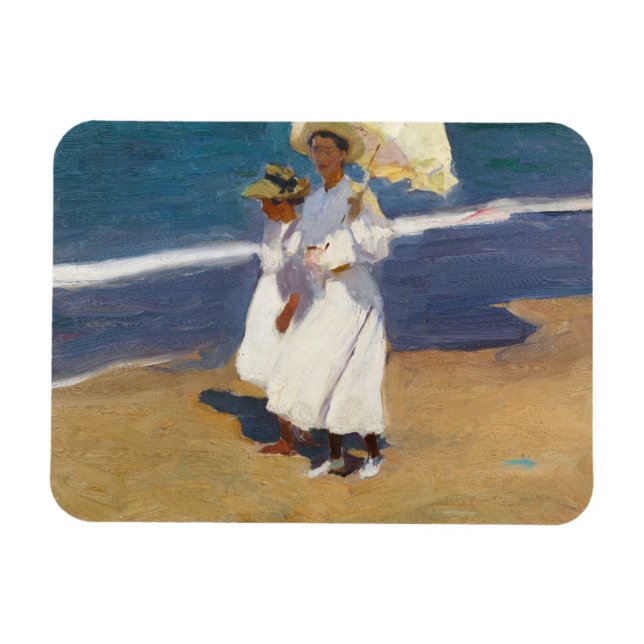 Magnet Flexible Joaquin Sorolla - Sur la plage (Horizontal)