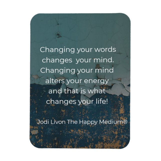 Magnet Flexible Jodi Livon Affirmations - Changer vos mots (Vertical)