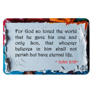 Magnet Flexible John 3:16