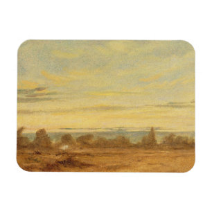Magnet Flexible John Constable   Eté - Paysage du soir (huile ou