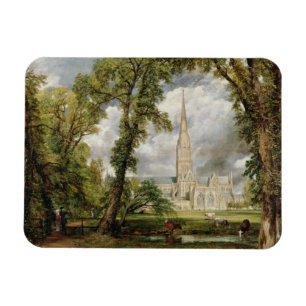 Magnet Flexible John Constable   Vue de la cathédrale de Salisbury