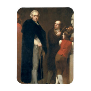 Magnet Flexible John Flaxman (1755-1826) modelant son buste de