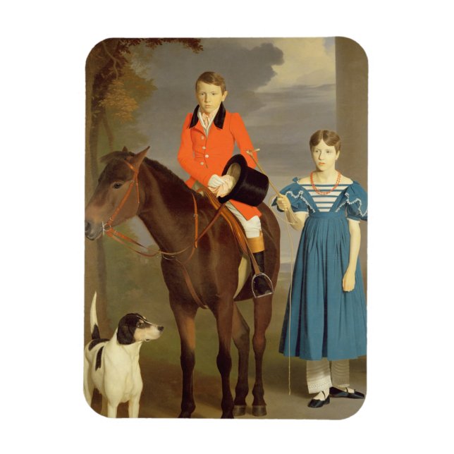 Magnet Flexible John Gubbins Newton and his Sister Mary, 1832-33 (Vertical)
