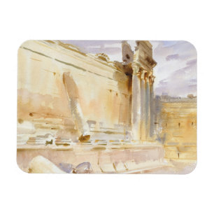 Magnet Flexible John Singer Sargent - Temple de Bacchus, Baalbek