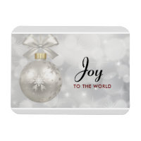 Joie au monde Élégant bal de Noël en argent