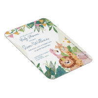 Joli Safari Animaux Green Leafy Baby shower à thèm