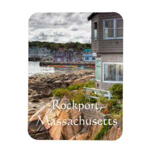 Magnet Flexible Jolie petite maison de plage Rockport, Massachuset