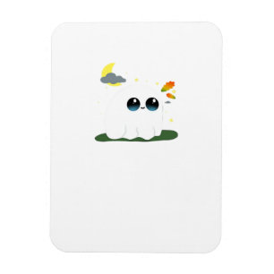 Magnet Flexible Jolie petite scène automnale vintage de Boostie Cl