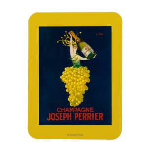Magnet Flexible Joseph Perrier Champagne Poster promotionnel