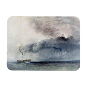 Magnet Flexible Joseph William Turner Steamboat en a Sto