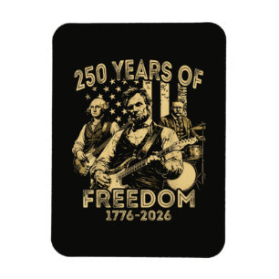 Magnet Flexible Joue de la guitare 4 juillet 250e anniversaire