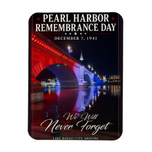 Magnet Flexible Jour de commémoration de Pearl Harbor