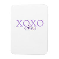 Jour de la Saint Valentin Xoxo ajouter nom pastel