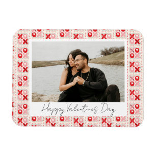 Magnet Flexible Jour de la Saint Valentin XOXO   Photo Couples