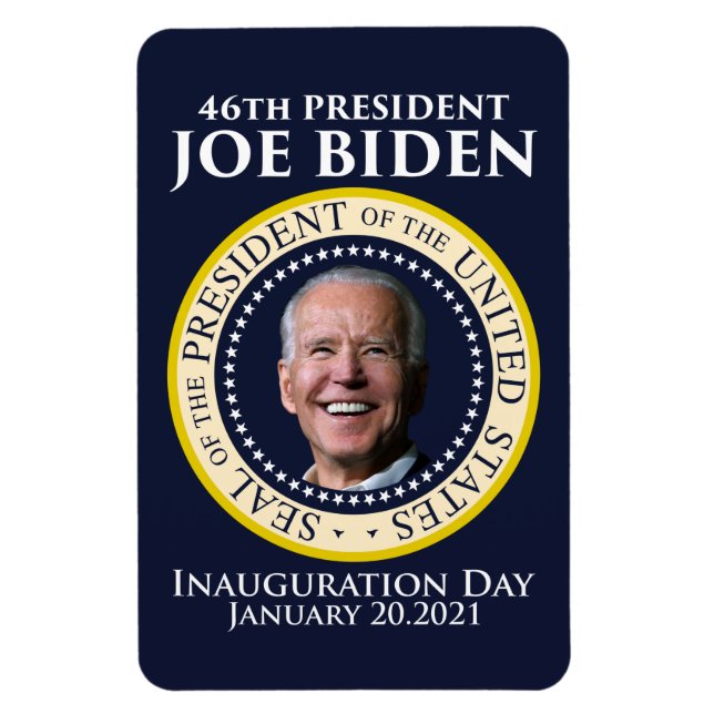 Magnet Flexible Jour de l'investiture 2021 Président Biden (Vertical)