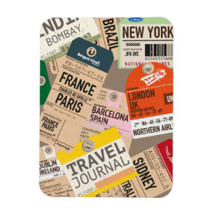Magnet Flexible Journal des voyages.