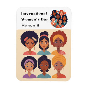 Magnet Flexible Journée internationale des femmes 8 mars Flexible