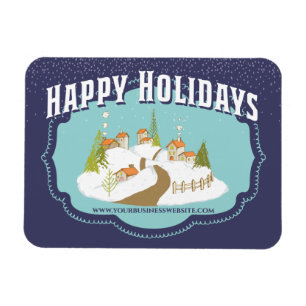 Magnet Flexible Joyeuses vacances Entreprise Entreprise Clients Me