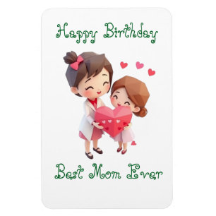 Magnet Flexible Joyeux Anniversaire Cadeau Personnalisé Meilleur