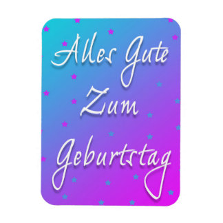 Magnet Flexible Joyeux Anniversaire En Allemand Flexible Photo Mag