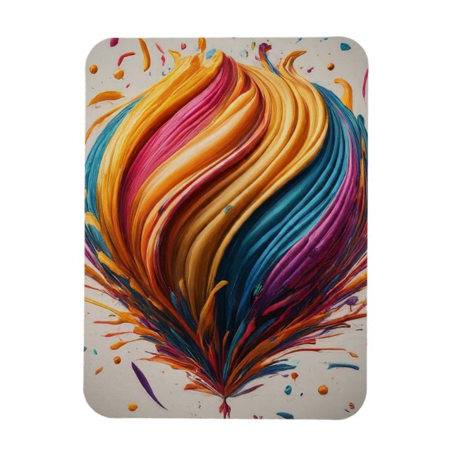 Magnet Flexible Joyeux Anniversaire Joy Flexible Photo (Vertical)