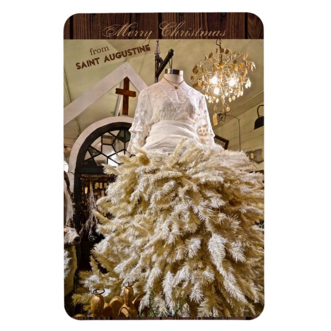 Magnet Flexible Joyeux Noël de St (Saint Augustine) Floride (Vertical)