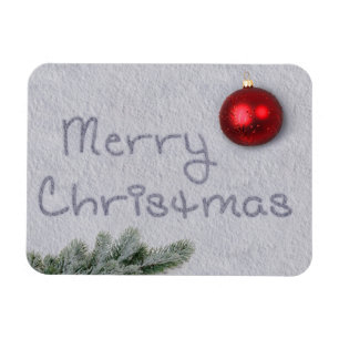 Magnet Flexible Joyeux Noël écrit dans la neige