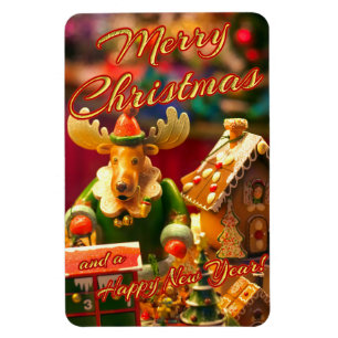 Magnet Flexible Joyeux Noël et une bonne année !