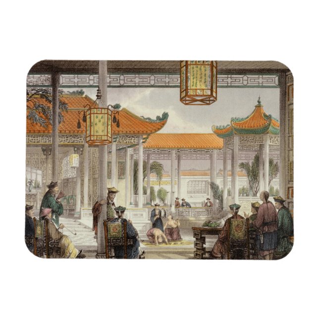 Magnet Flexible Jugglers Exhibiting in the Court of a Mandarin's P (Horizontal)