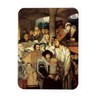 Juifs priant par Maurycy Goettlieb - Vers 1878
