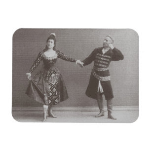 Magnet Flexible Julia et Felix Kschessinsky dans le mazu