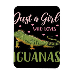 Magnet Flexible Juste Une Fille Qui Aime Les Iguanas