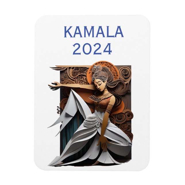 Magnet Flexible Kamala 2024 pour le président Thunder_Cove (Vertical)