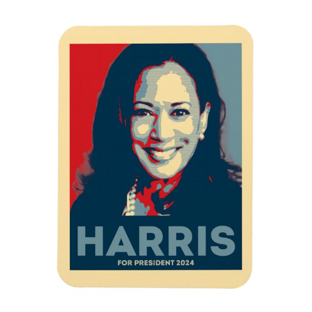 Magnet Flexible Kamala Harris pour le président 2024 - Hope (Vertical)