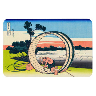 Magnet Flexible Katsushika Hokusai - Fujimigahara, province d'Owar