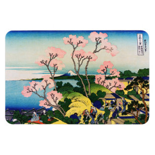 Magnet Flexible Katsushika Hokusai - Gotenyama, Tokaido, Shinagawa