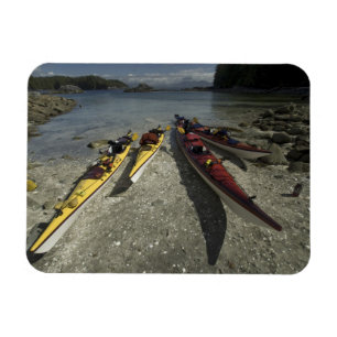 Magnet Flexible Kayaks sur l'île Dicebox, Broken Island Group,