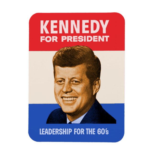 Magnet Flexible Kennedy, président (Vertical)