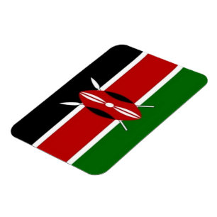 Magnet Flexible Kenya - Drapeau -