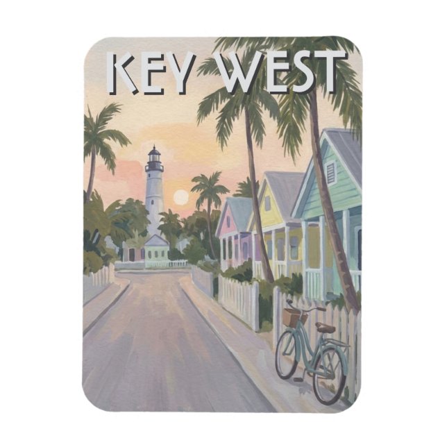 Magnet Flexible Key West Florida Travel (Vertical)
