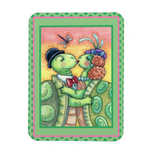 MAGNET FLEXIBLE KISSER DES PÂTISSERIES DE TORTLE, CUTE TARPON VALE