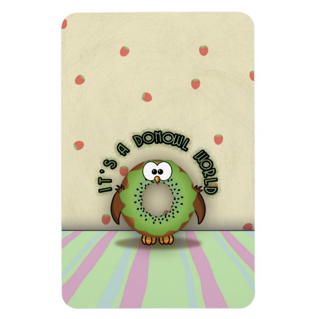 Magnet Flexible kiwi donowl (Vertical)