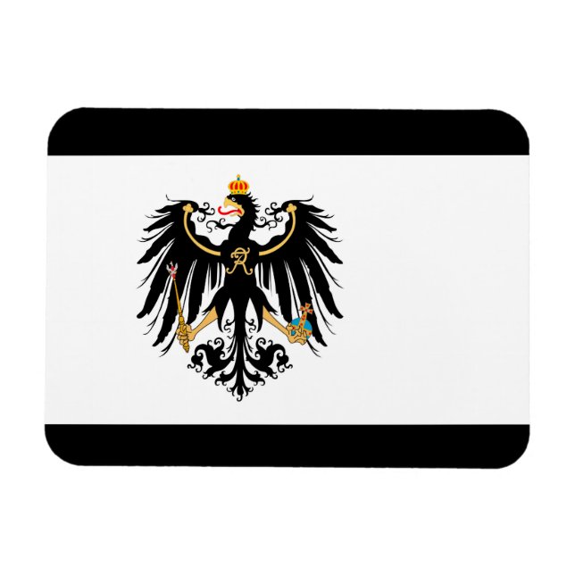 Magnet Flexible Königreich Preussen Nationalfahne (Horizontal)
