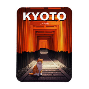 Magnet Flexible Kyoto Japon Voyage Fushimi Inari Taisha