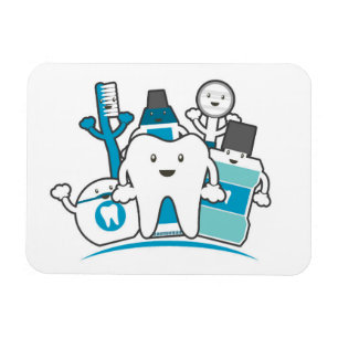 Magnet Flexible La bande propre de dents