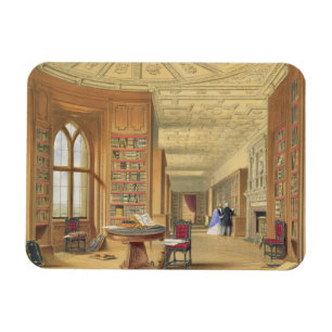 Magnet Flexible La bibliothèque, château de Windsor, 1838 (litho