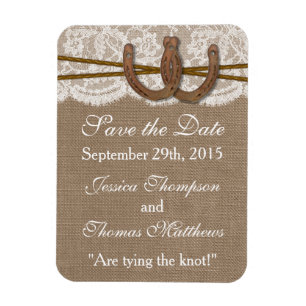 Magnet Flexible La collection Rustic Horseshoe Mariage