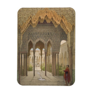Magnet Flexible La cour des lions, Alhambra, Grenade, 185